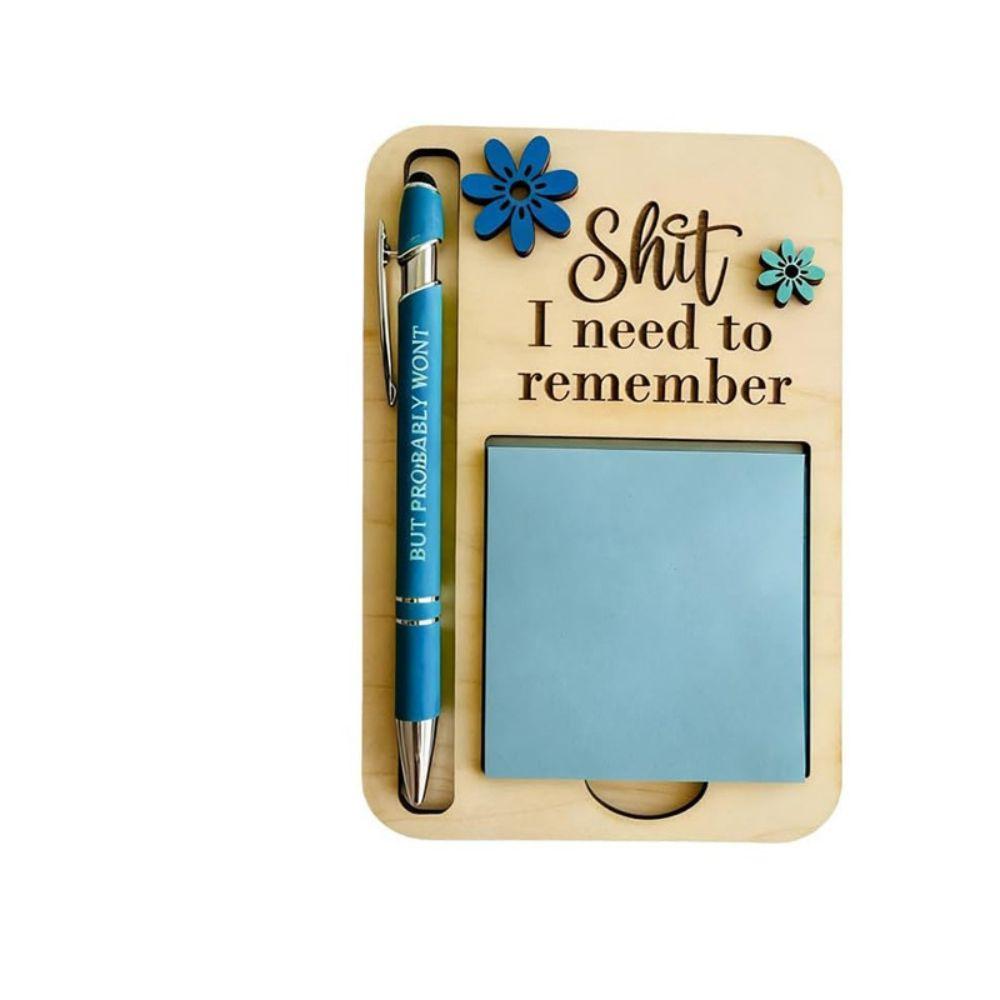 Refined Exterior Design Adhesive Notes Holder Multifunctional Design Creative Stationery  Gift Use