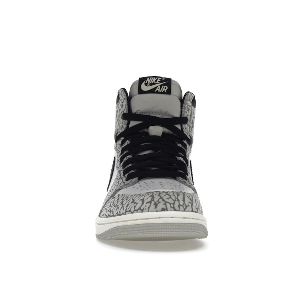 Air Jordan 1 Retro High OG White Cement Unisex Sneakers Grey Tech-Grey Muslin DZ5485-052