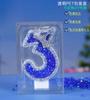 Number Birthday Candle Shiny Crown Digital Cake Topper Candle Kids Birthday Anniversary Party Decoration Supplies Birthday Favor