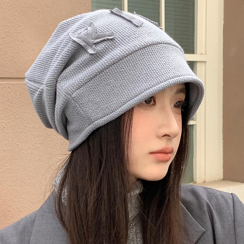 Letter Stack Hat Casual Windproof Hat Children's Autumn and Winter Warm Hat