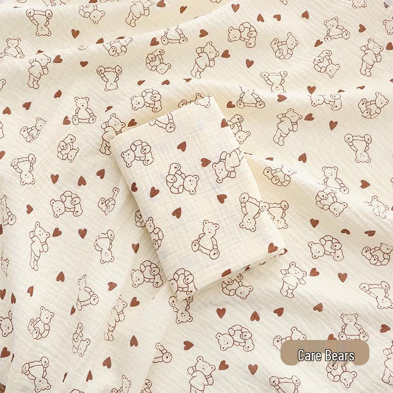 Double-Layer Cotton Cartoon Baby Swaddle: Breathable, Lightweight Swaddling Blanket for Infants & Toddlers