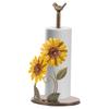 1PC Iron Sunflower Roll Paper Towel Holder Durable Anti-Skid Dining Table Napkin Stand Holder Kitchen Bathrooms Storage Rack