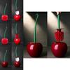 Long-handled Soft Bristle Toilet Brush Set Cherry Toilet Brush For Daily Household Cleaning Creative Plastic Cleaning Brush For Toilet