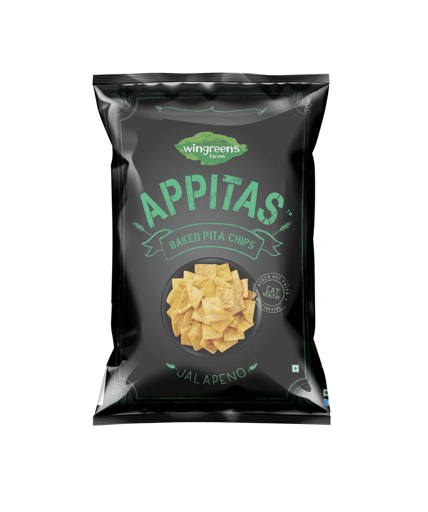 Pita Chips with Jalapeno (60 G), Jalapeno Pita Chips, Wingreens Farms