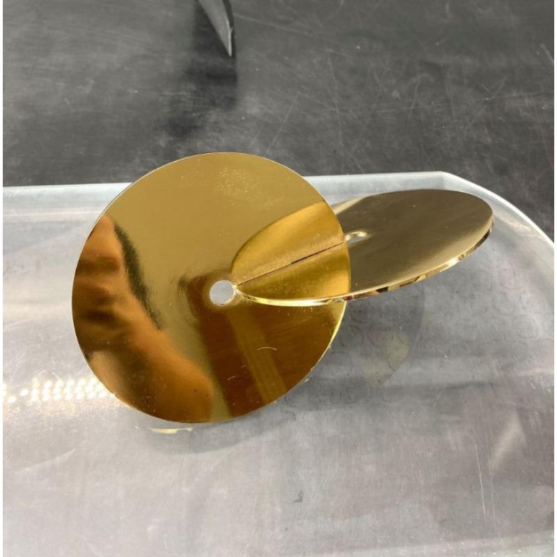 Modern Metal Disc Ornaments Oval Crystal Tray Wine Cabinet Restaurant Furnishings Chinese Model Room Soft Decorations