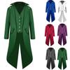 Coat Steampunk Mens Vintage Jacket Victorian Coat Mens Uniform Cosplay Costume