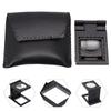 Folding Metal Linen Tester Cloth Magnifier Printer Loupe W/2 Magnifying Glass High Definition Glass Lens For Better Performance