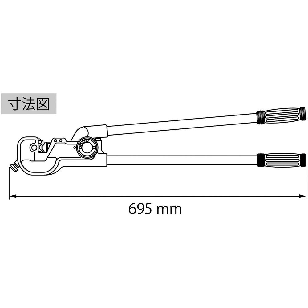 Robtex Heavy Duty Crimping Range of AK100 Tool, Use 22, 38, 60, 80, 100,