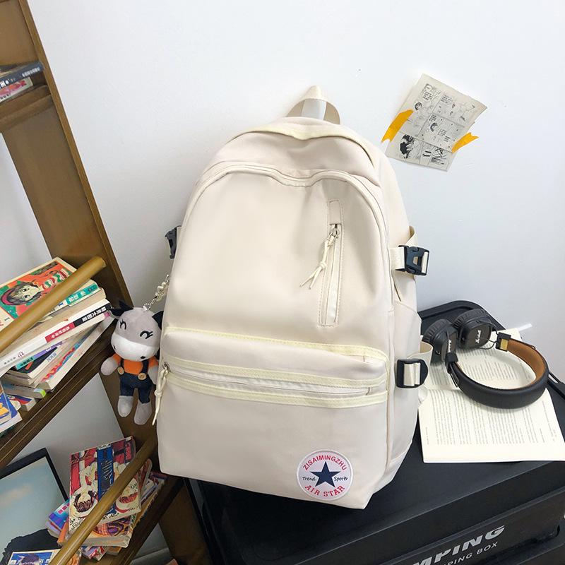 

Unisex 2025 Sports Backpack for High School and College Students Without Accessories белый