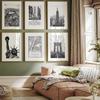 Modern Retro Black  White New York City Map Wall Art HD Canvas Print for Living Room  Bedroom Decor  Stylish Urban Landscape Pos