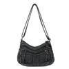 Women's Shoulder Bag Denim Tote Bag College Style Crossbody Bag