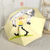 Girl And Horse Friendship Automatic Umbrella Compact 8-Rib Weight Durable Plastic & Iron All-Season Umbrella for Travel Stylish Accessory