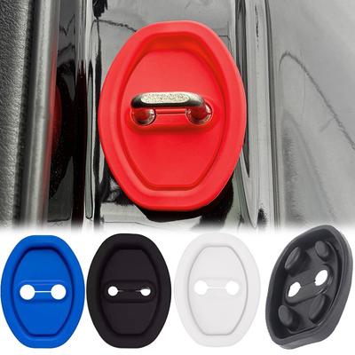 1-8 τεμ. Προστατευτικό Μαξιλαράκι Σιλικόνης Κλειδαριάς Πόρτας Αυτοκινήτου Γλώσσα Κλειδαριάς Αθόρυβη Κάλυψη Αντικραδασμική Παγκόσμιο Αυτοκίνητο Κλειδαριά Πόρτας Μαξιλαράκι Απορρόφησης Κραδασμών
