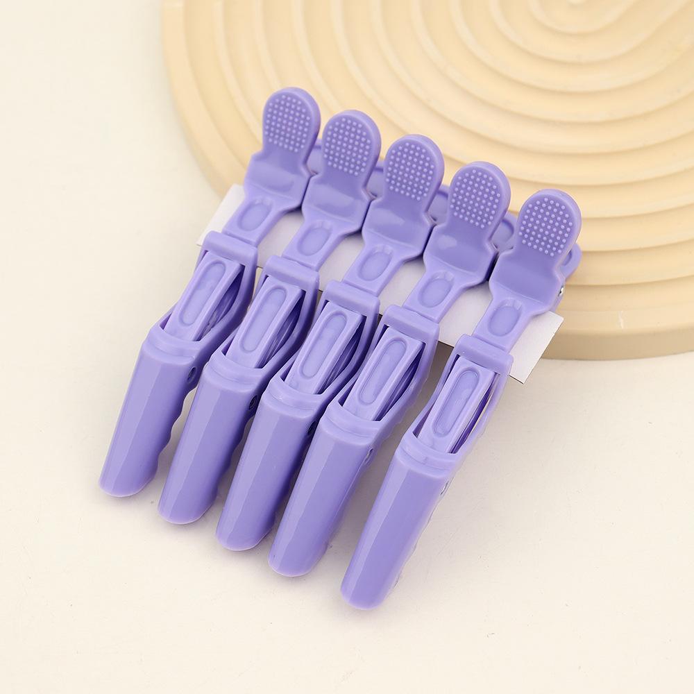 Kunststoff Alligator Haarspangen Friseurklemmen Haarklammer Professioneller Friseursalon Styling Haarnadeln Haarspangen Haaraccessoires