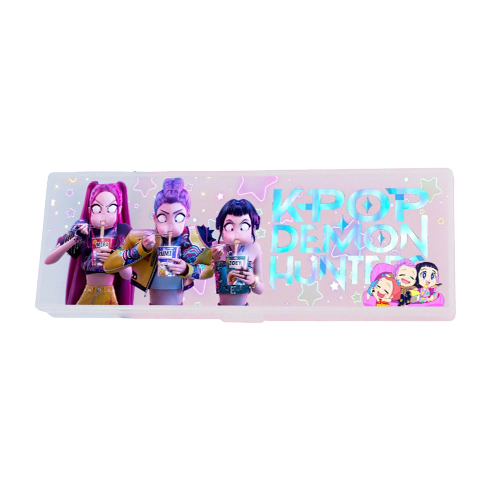 

Frosted Plastic Pencil Case, Anime-themed, Loved By Both Boys And Girls, DIY Anime Pencil Case Gift. One Size