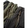 Men's Cargo Pants 2025 Autumn New Style Cool Retro Loose Straight Casual Long Pants with Multiple Pockets and Drawstring Wide-Leg Pants