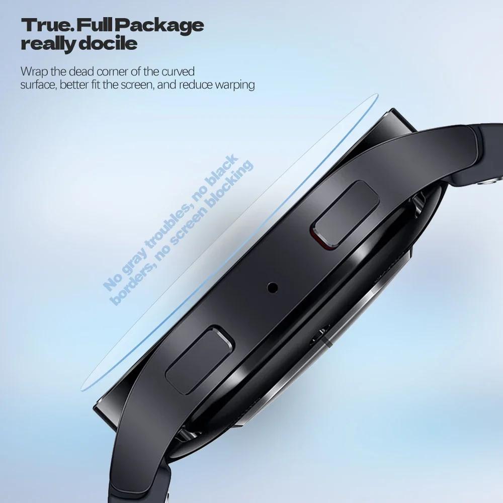 1-4KS Chránič obrazovky Pro Samsung Galaxy Watch 6 40 44 mm Classic 43mm 47mm Hydrogelová fólie Příslušenství Galaxy Watch 6 Ne sklo