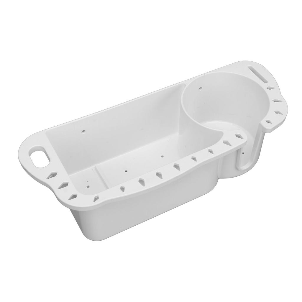Yacht Functional Storage Boxes Convenient Multifunctional Fishing Tackle Versatile Tool Organizer for Boats White