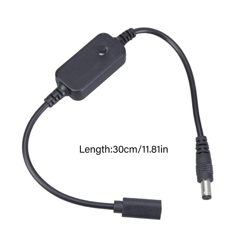 Type C Female to 5.5x2.1mm 5V 9V 12V Power Connector Charging Cable for Monitoring Cameras Printer Router LED Light