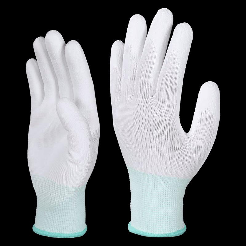 Junyu Anti-Static PU Coated Nylon Work Gloves