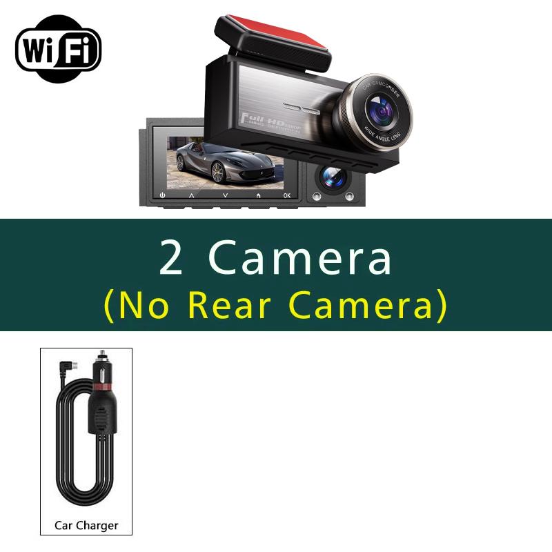 

3 Channel WIFI Dash Cam 1080P Car Dvr Interior Vehicle Three Way Camera Mini DVRs Recorder Video Registrator Dashcam Camcord None