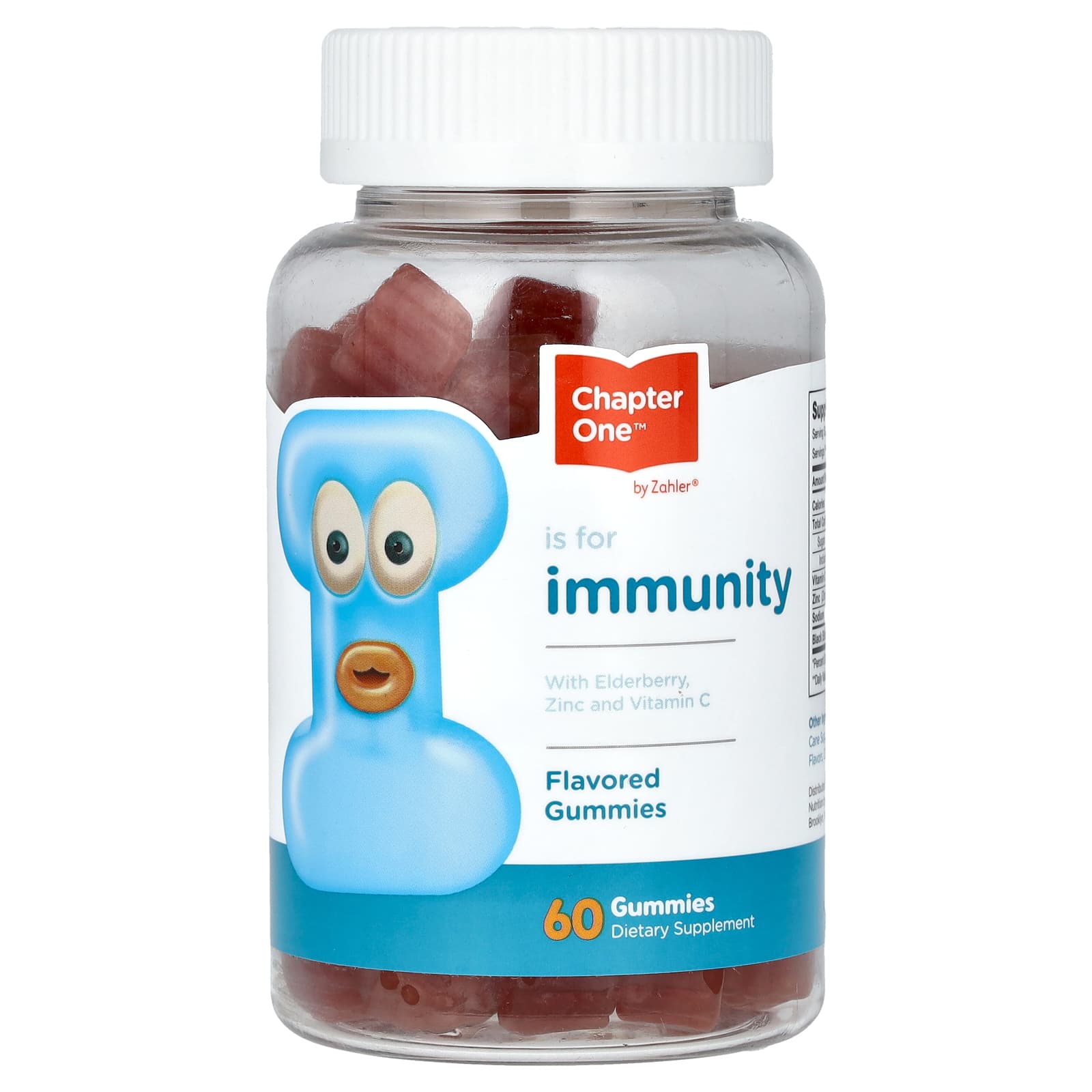 

Immunity, Elderberry, Zinc, Vitamin C, Flavored Gummies, 60 Gummies