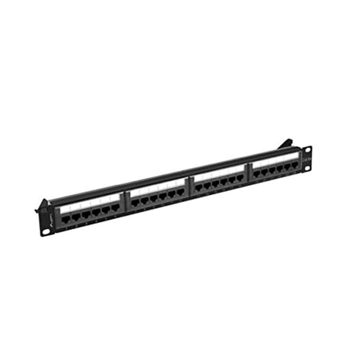 Panneau de brassage - LANBERG - PPUA-1024-B - 24 ports - 1U - CAT.6A UTP - Noir