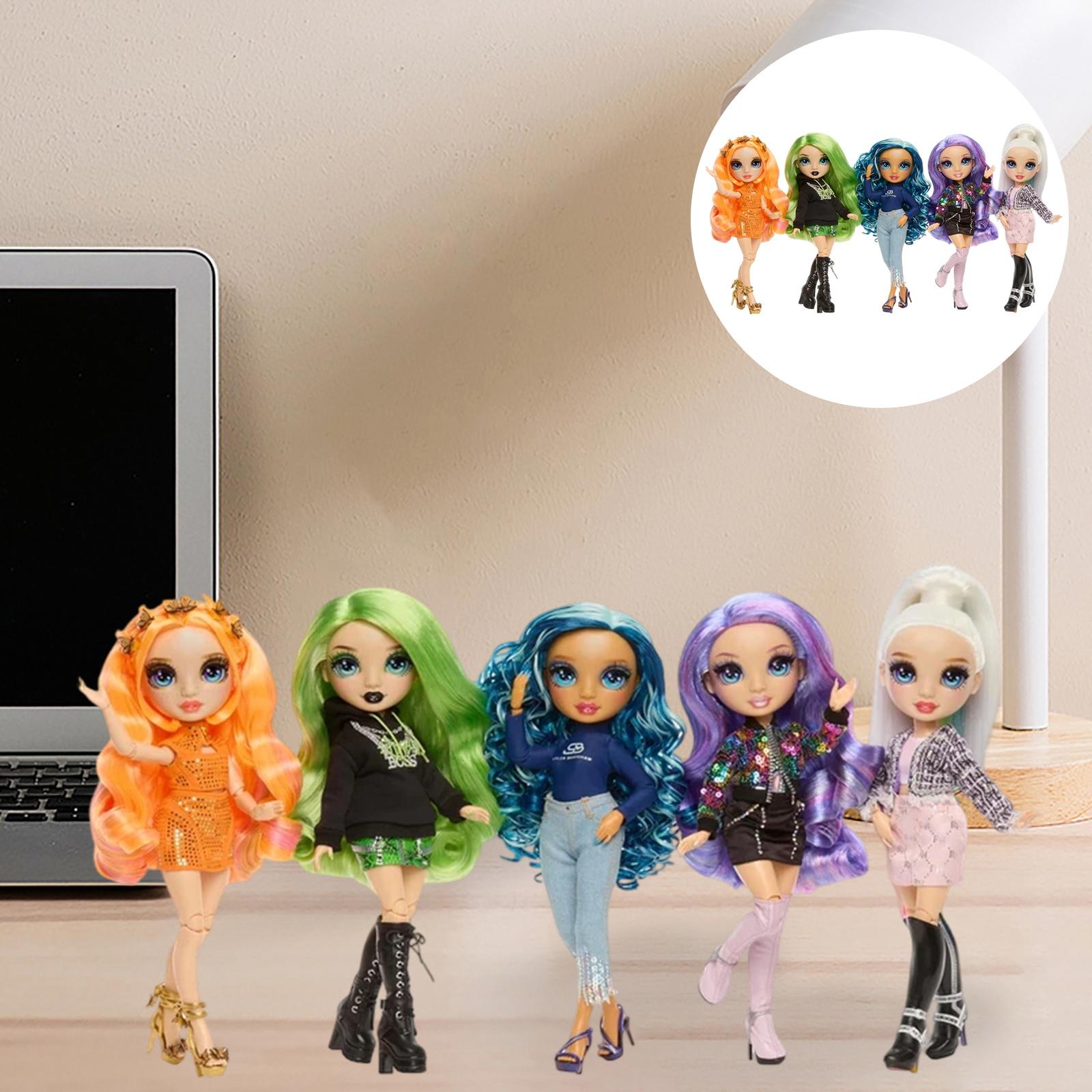 

5pc Creative Cartoon Character Figurines Set Collectible Model Figures for Display Desk Decor Shelf Decoration One Size