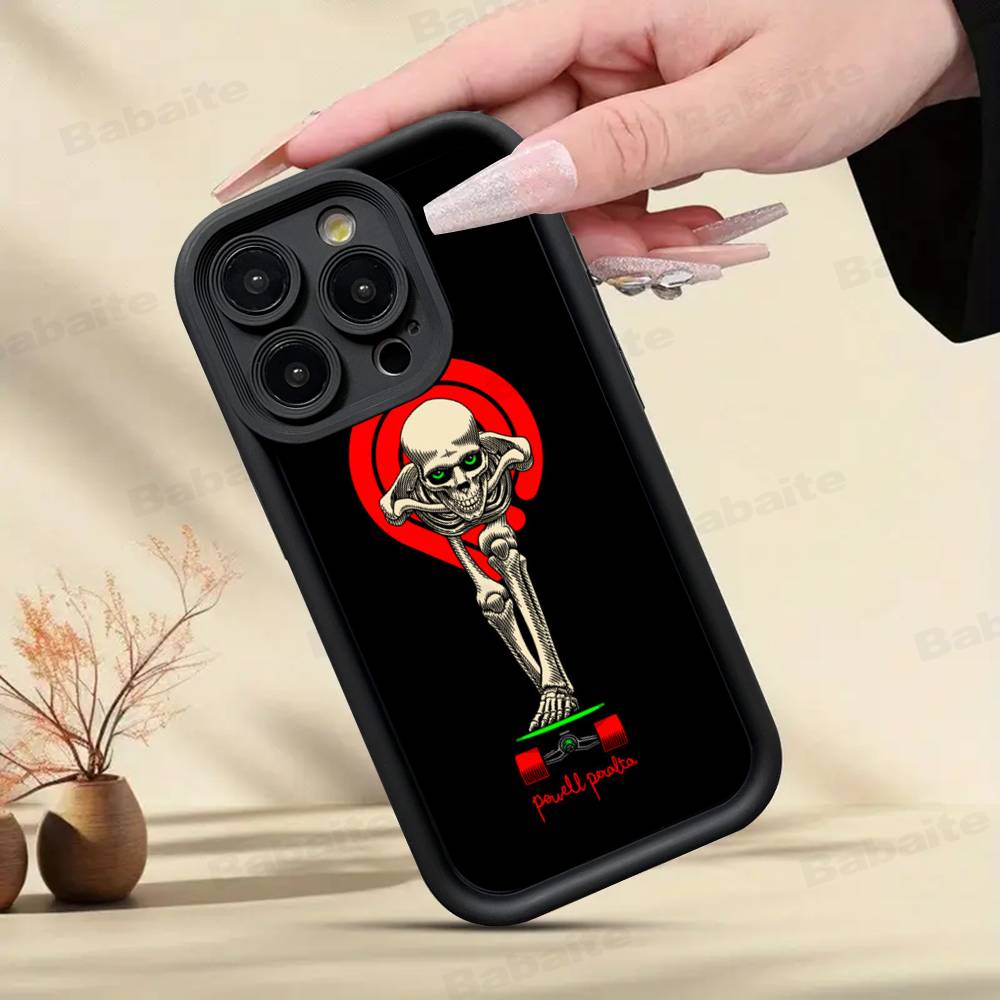 P-Powell P-Peralta Telefoonhoesje Voor IPhone 17 16 15 14 13 12 11 Pro Max Plus Mini Geluk Hoesje