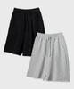 ATEZ Single-Pleat Wide Sweatshirt Shorts [3 Colors]