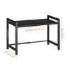Microwave Shelf 6 Hooks Kitchen Stand with Cutting Boards Stand Microwave Oven Rack for Kitchen Shelves Counter Top Organizer