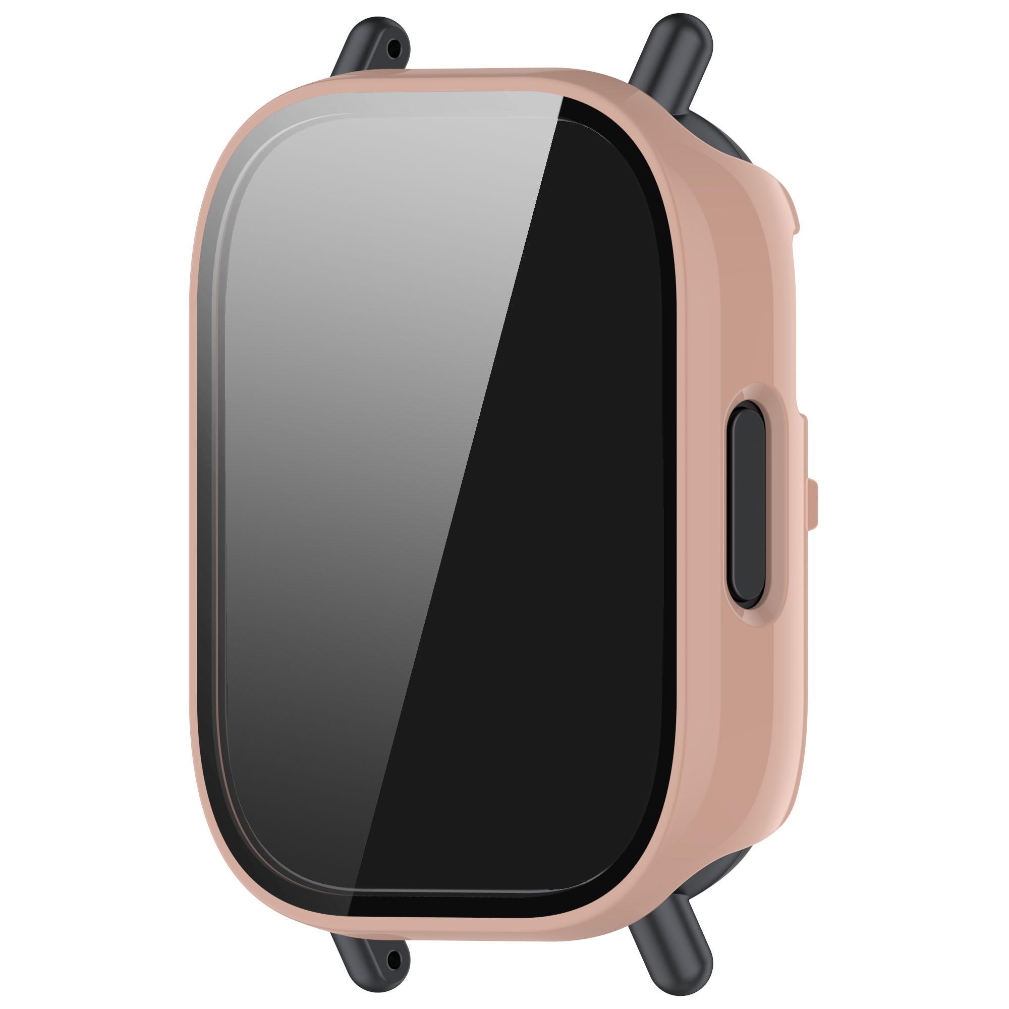 

PC Case+Tempered Glass for Redmi Watch 5 Active Smart Watch Anti-scratch Film Bumper Protective Cover for Redmi Watch 5 Lite Redmi Watch 5 Active розовый