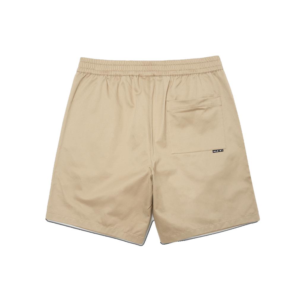 New MLB BASIC BERMUDA SS22 Shorts Unisex Beige 3ASM60323-50BGS