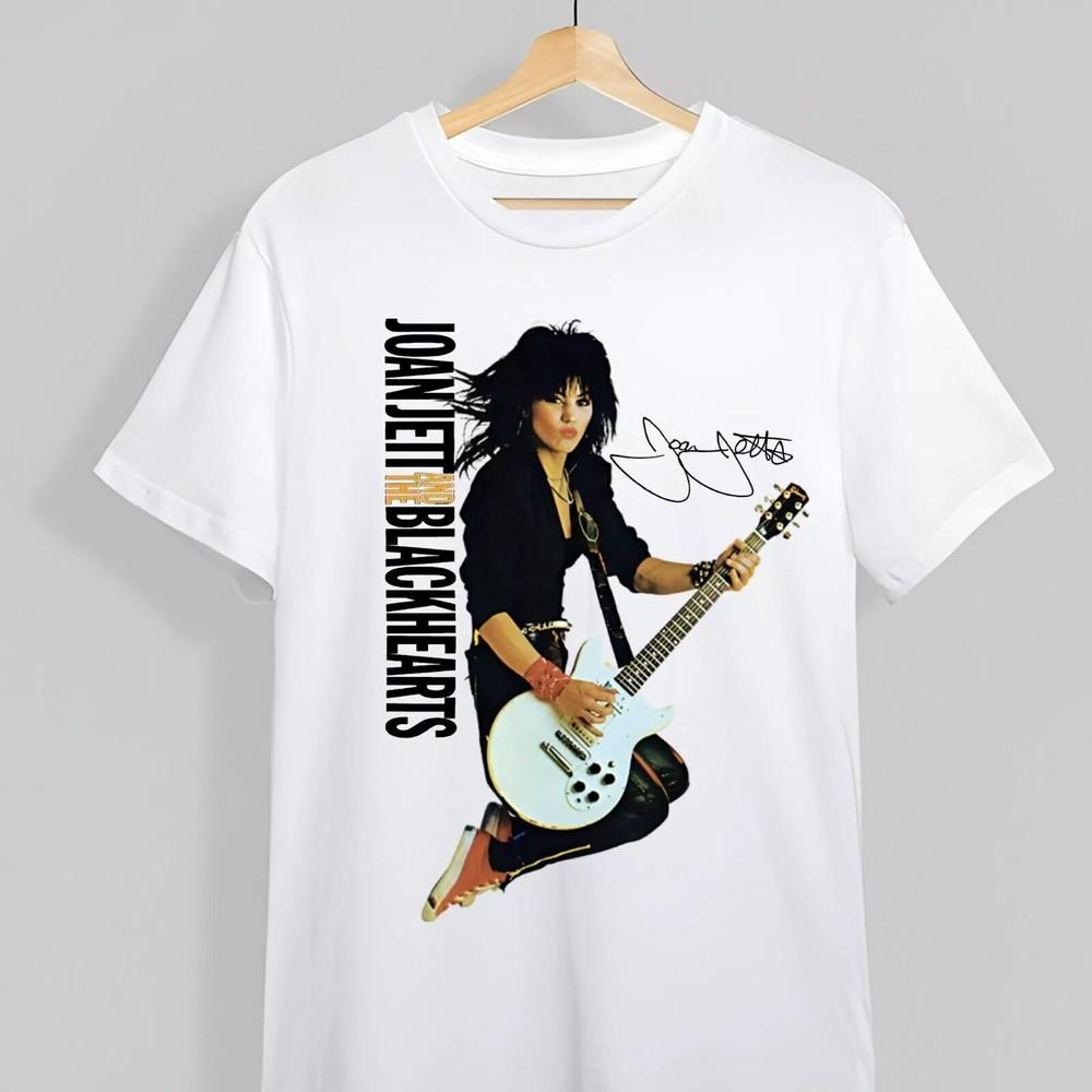 Горячая футболка Joan Jett Певица Новая Редкая Футболка Унисекс Футболка M