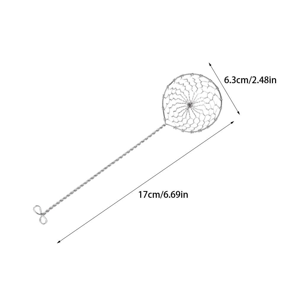 6x Silver Stainless Steel Sieve Set Precise Straining And Filtering Easy To At Table Easy To Clean