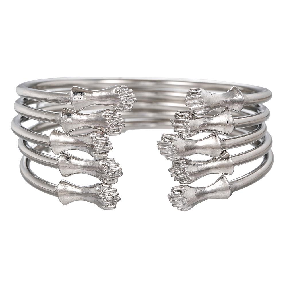 Bohemian-Style 12-Piece Multi-Layer Alloy Bracelet Set for Women