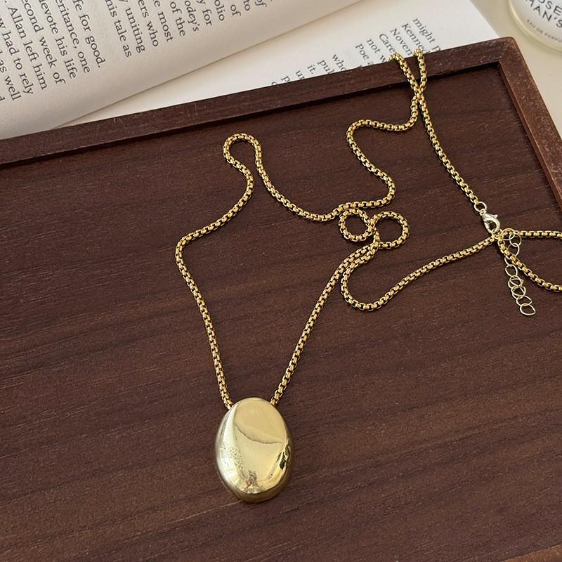 Minimalist Water Drop Pendant Necklace Sweater Chain