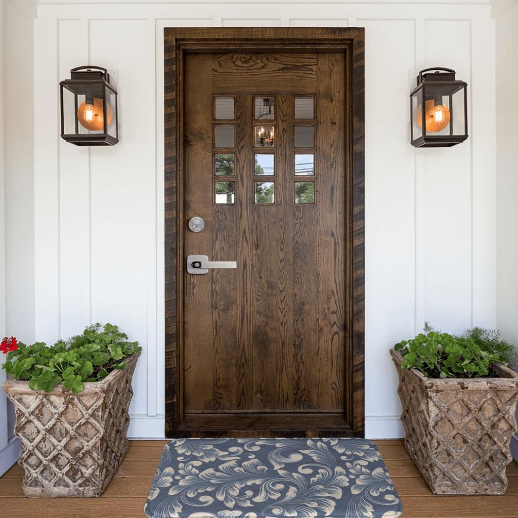 1PC Vine Pattern Kitchen Rug Non-Slip Door Mat Pop design Bathroom Rug Bath Mat Carpet for Home Sink Laundry Decoreeree