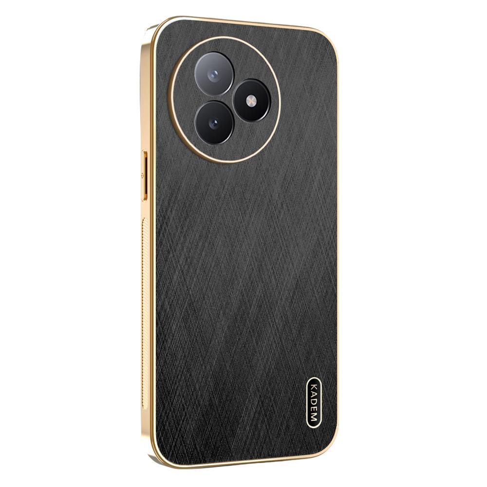 Für Xiaomi Redmi K80 Ultra 5G Hülle Galvanisierte Seidenstruktur PU+TPU Handy-Rückseite