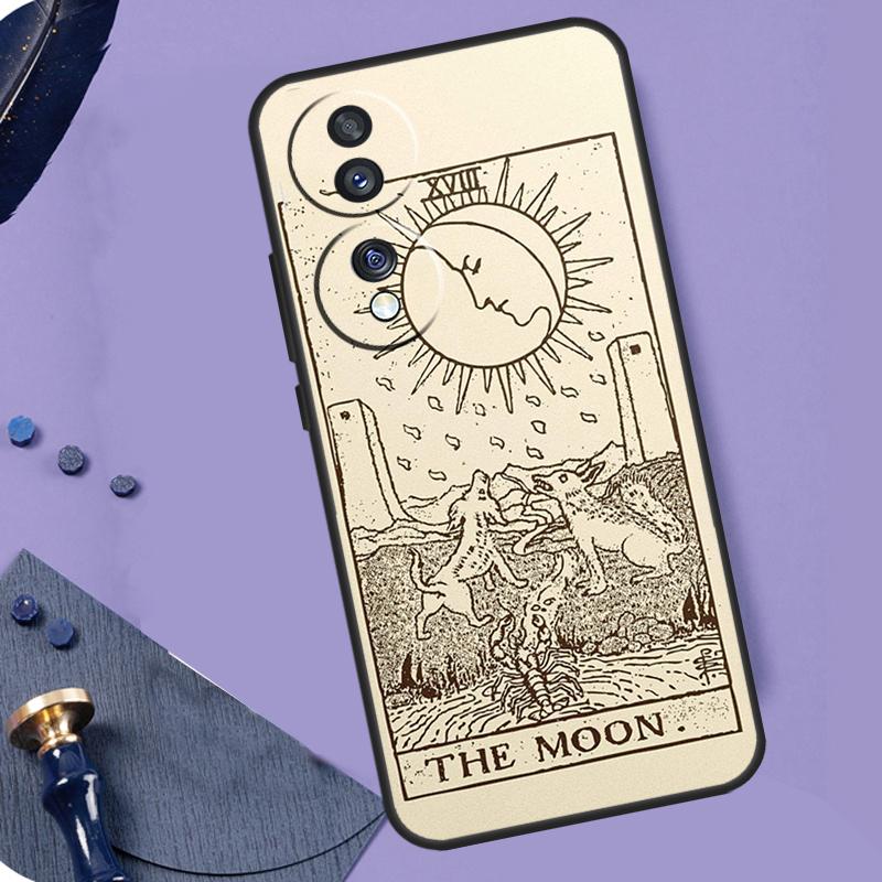 Tarotkarten Astrologie Sonne Mond Handyhülle Für Honor 90 Lite 70 50 Magic 5 6 Pro X6 X7 X8 X9 X6a X7a X8a X9a X9b X8b Hülle