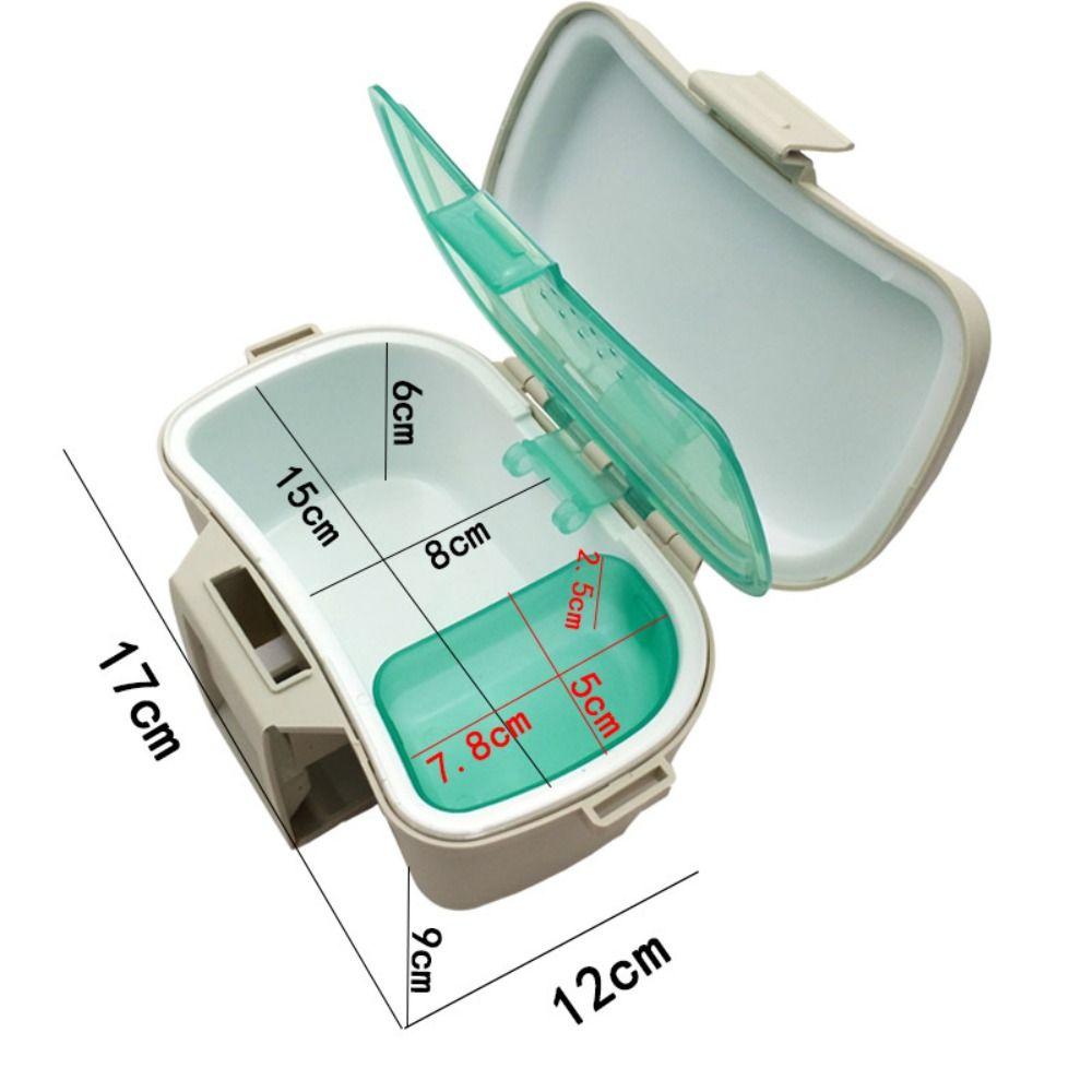 Plastic Insulated Live Bait Box Leakproof Design Fishing Tackle Box Bait Container Outdoor Use