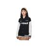 Li Ning Sports Lifestyle Series American Vintage Street Style Spliced Single-Breasted Long Sleeve Baseball Jacket Unisex Jacket Black AWDU779-2