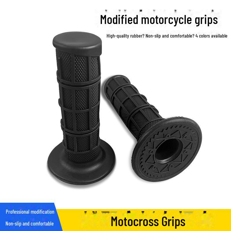 Coprimanopole in Gomma Monocromatiche Antiscivolo per Manubrio di Moto da Fuoristrada