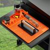 LMETJMA Large Silicone Griddle Tools Mat for Blackstone Heat Resistant Spatula Mat with Drip Pad BBQ Grill Tool Rest Mat JT485