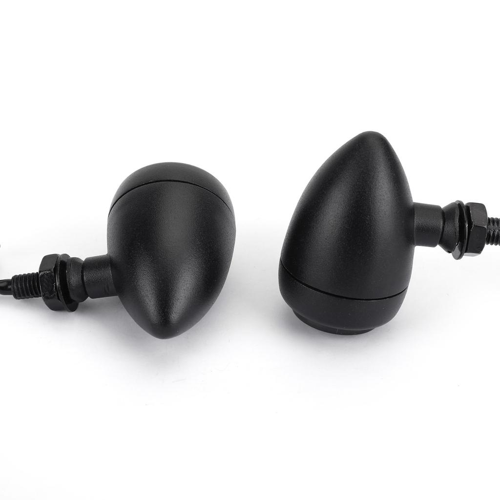 LED Motorcycle Bullet Turn Signals Indicators For Harley Chopper Cafe Racer