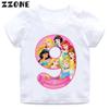 Different Princess Cinderella Number Print Girls Clothes 1 2 3 4 5 6 7 8 9 Years Birthday Kids Tshirt Baby Boys Children T-Shirt