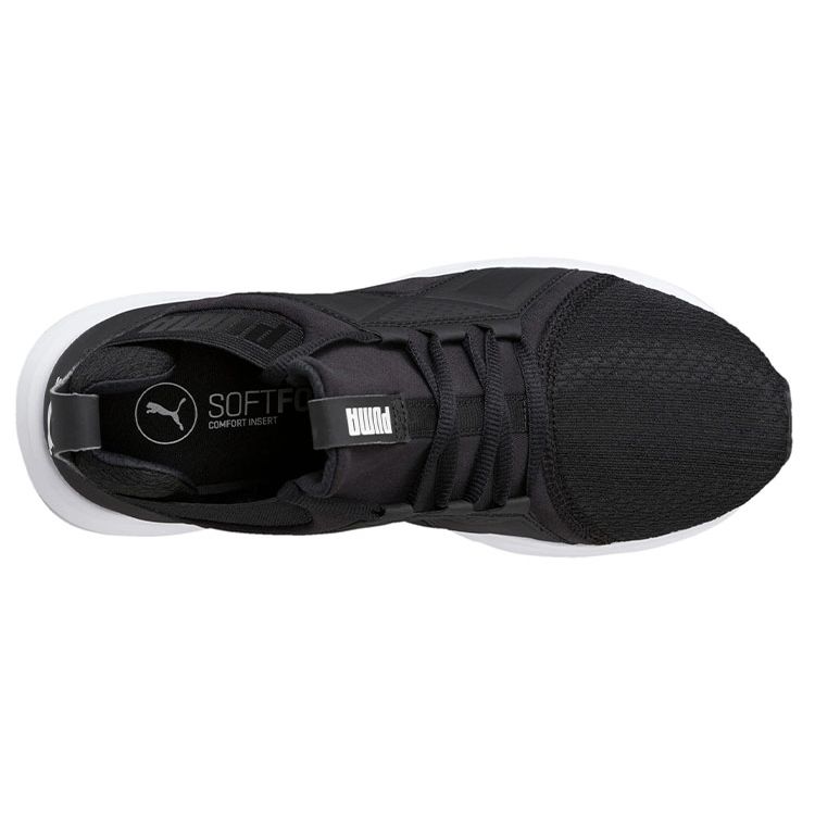 Puma Enzo Wn Lightweight Durable Breathable Low Top Sneakers Women Sneakers Black White 189499-01