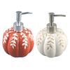 2Pcs 460ML Halloween Pumpkin Liquid Soap Dispenser Shampoo Body Hand Wash Shower Gel Facial Cleanser Container Bathroom Refillable Empty Press