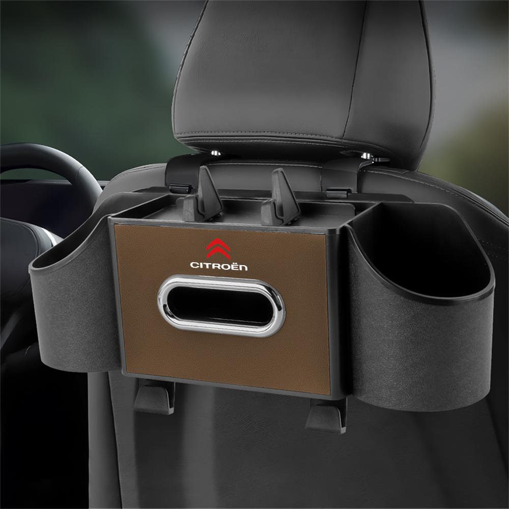 Car Tissue Box Storage Bag Auto Interior Accessories For Citroen C4 Picasso Xsara C5 Aircross Cactus C1 C2 C3 C6 Berlingo Jumpy