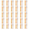 24 Sets Lightweight Curling Rods with Bands Plastic Perm Rod Set Hair Wave Rollers  Wave Styling